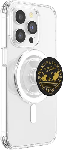 Miniatura 3 de Disney The Lion King Hakuna Matata Simba Timon Pumbaa PopSockets MagSafe PopGrip para iPhone