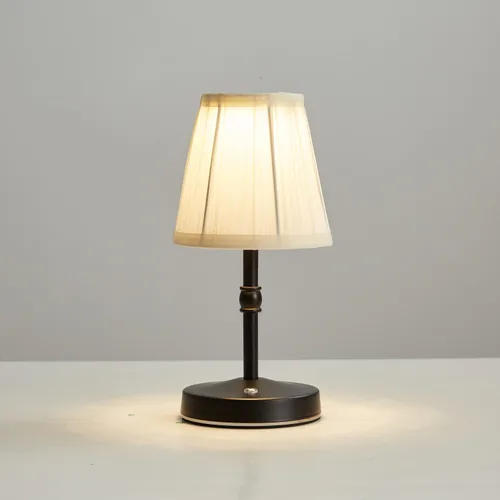 Miniatura 8 de Lámpara Mini Inalámbrica de 5W en Oro, Lámpara Pequeña Operada con Batería de 3000 mAh, Lámparas de Mesa Pequeñas Vintage, Lámparas Recargables