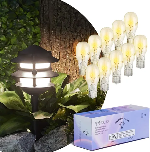 Miniatura 6 de SWEETLO Bombillas de camino T5 de 11 W – Piezas de repuesto de luces Malibu – Bombillas de jardín 918 – Reemplazo de luz de paisaje – Bombilla