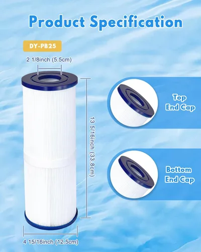 Miniatura 3 de SPA filtro reemplazo 25 pies cuadrados 13 "x 5 "Drop-in (2 unidades) filtro de bañera de hidromasaje para PRB25-IN FC-2375 C-4326 FC-2370 413-106