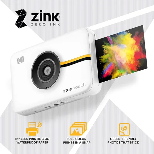 Miniatura 3 de Kodak Step Touch Cámara digital de 13 MP e impresora instantánea con pantalla táctil LCD de 3.5, video HD de 1080p - Suite de edición, Bluetooth