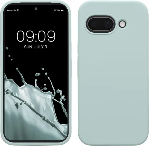 Miniatura 201 de kwmobile Funda Compatible con Google Pixel 6 Pro - Funda de Teléfono de Silicona TPU con Acabado Suave - Azul Caribe