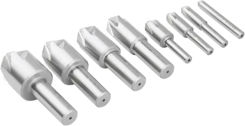 Miniatura 11 de Accusize Industrial Tools Avellanador de la máquina de 60 grados 6 de la flauta H.SS, 8 PC, tierra de la precisión, 0206-0010 60 Grados 6 Flauta