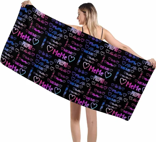 Miniatura 13 de Interestprint Toalla de piscina con nombre personalizado para niños, adultos y hombres, toalla de playa naranja personalizada con número