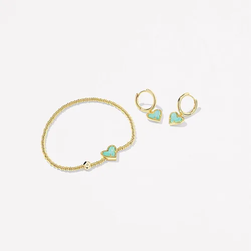 Miniatura 2 de Kendra Scott Pulsera elástica de corazón Ari, joyería de moda para mujer