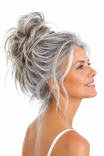Miniatura 19 de CAISHA Prettyshop - Banda elástica XXL tipo postizo de cabello voluminoso ondulado, ideal para peinados recogidos de novias o rodetes desaliñados