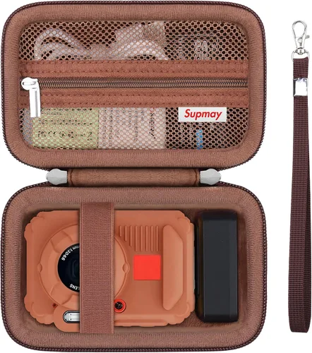 Miniatura 14 de Funda de transporte compatible con KODAK PIXPRO WPZ2, resistente al agua, a prueba de golpes, a prueba de polvo, WiFi, funda de viaje con bolsillo
