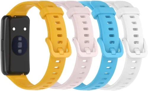 Miniatura 25 de Senter Banda de repuesto de goma suave de liberación rápida para Huawei Band 7 Smart Watch Púrpura