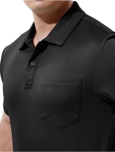 Miniatura 4 de Polo para hombre, de manga corta, con cuello y bolsillo