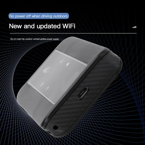 Miniatura 4 de Bewinner Enrutador WiFi móvil 4G, punto de acceso WiFi móvil de 300 Mbps con ranura para tarjeta SIM, enrutador de viaje portátil compatible con 10