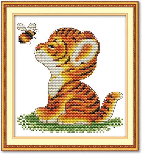 Miniatura 8 de Itstitch - Kits de bordado de punto de cruz con estampados preimpresos, patrones de iniciación para principiantes niños o adultos para la decoración