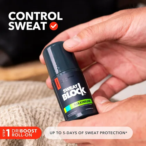 Miniatura 2 de SweatBlock Sistema de desodorante antitranspirante Máxima fuerza clínica para hombres y mujeres Ayuda para la hiperhidrosis hasta 7 días