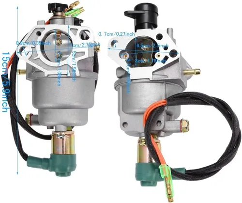 Miniatura 7 de Reemplazo de carburador para generador de gas Honda EB5000X EM5000S EM5000SX EM5000X EW171 con filtro de aire, juntas y línea de combustible