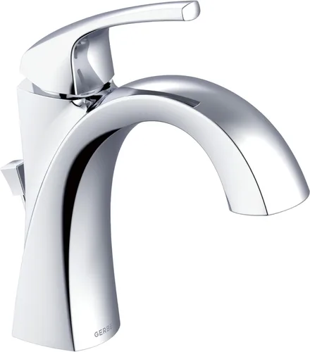 Miniatura 4 de Gerber Grifo de lavabo Vaughn de fontanería con drenaje emergente de metal Bronce cepillado