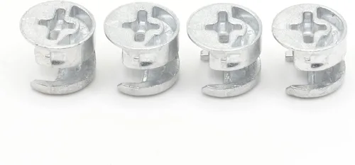 Miniatura 3 de ReplacementScrews Tuercas de bloqueo de leva excéntricas compatibles con IKEA Part 106720 (paquete de 4)