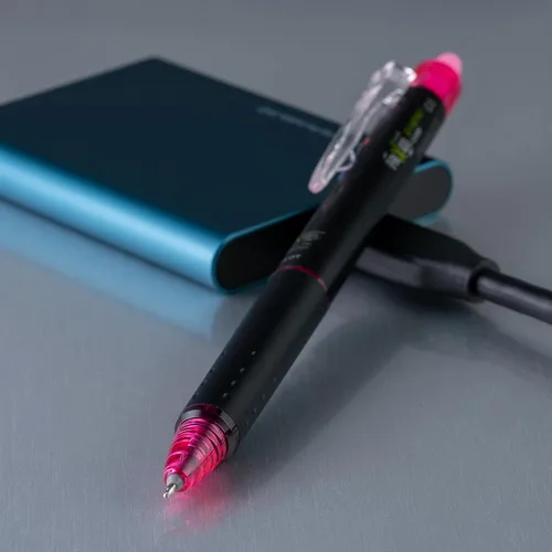 Miniatura 7 de Pilot FriXion Synergy Clicker Bolígrafos de tinta de gel borrables, recargables, retráctiles, punta extra fina de 0.5 mm, paquete de 12, rosa