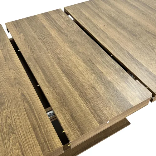Miniatura 7 de KEIKI Mesa de comedor extensible de 62.99 a 78.7 pulgadas, moderna mesa de cocina extensible de granja para 6 a 10 personas, mesa de conferencia