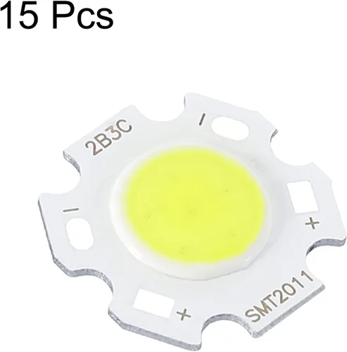 Miniatura 3 de MECCANIXITY COB - Bombilla de chip de luz LED de 0.787 in, 3 W, 260 mA, ahorro de energía para foco, paquete de 15, color blanco