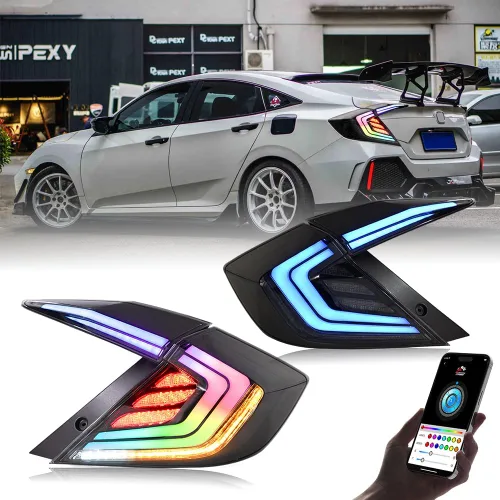 Miniatura 8 de T T-ABC Nuevas luces compatibles con Honda Civic 2006-2026, LX EX EXL Sport Touring Type R, lámpara híbrida de 8ª 10ª generación Accesorios