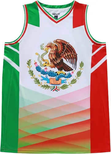 Miniatura 2 de MENUTT Deportes de baloncesto México Jersey para hombres #24#8 Mujeres Entrenamiento y Jogging wear Jerseys Transpirable Absorbe la humedad