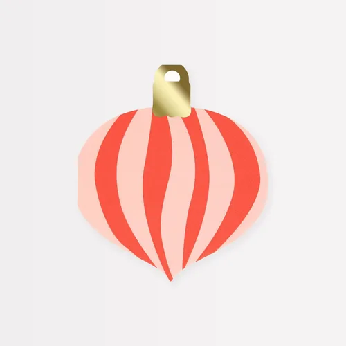 Miniatura 16 de Meri Meri Servilletas de Papel de Navidad (Paquete de 16), Papel Grueso y Absorbente de 3 Capas, Servilletas de Navidad con Forma Desechables