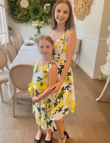 Miniatura 84 de Vestido de verano para niña, de algodón, con diseño floral