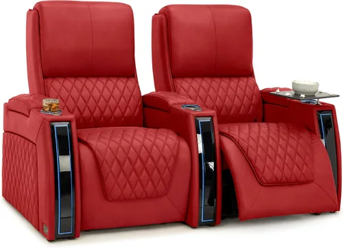 Miniatura 32 de Seatcraft Apex Zero-Gravity CoolZero - Asiento de cine en casa de cuero italiano, reposacabezas eléctrico, lumbar eléctrico, reclinable eléctrico