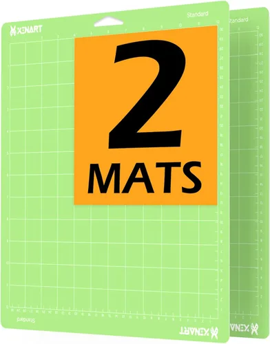 Miniatura 17 de Xinart Alfombrillas de corte para Cricut Maker 3/Maker/Explore Air 2/Air/One (agarre ligero + agarre estándar, 12 x 12 pulgadas) Alfombrillas