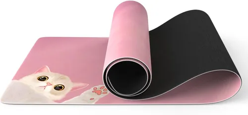 Miniatura 12 de FOLAI Esterilla de yoga extra gruesa de 6 mm - Esterilla de ejercicios antideslizante para HIIT, pilates y entrenamientos en casa con correa