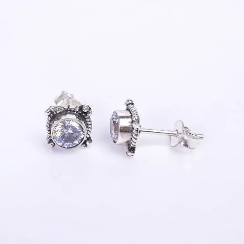 Miniatura 74 de Round Gemstone Stud Design 2
