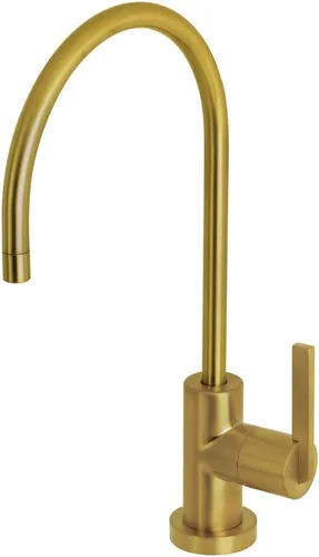 Miniatura 9 de Kingston Brass KS8190CTL Grifo de filtración de agua continental, negro mate, alcance de boquilla de 5‑7/8 pulgadas Mate negro