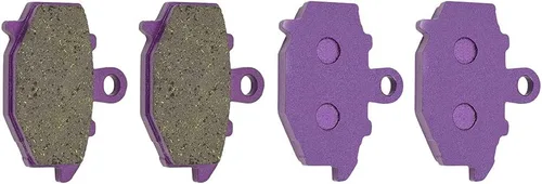 Miniatura 2 de ROADFAR Pastillas de freno traseras para Kawasaki ER-6N/GPz1100, para Kawasaki Ninja 1000/650/650R/ZX10R/ZX6R/ZX9R, para Kawasaki Versys 650
