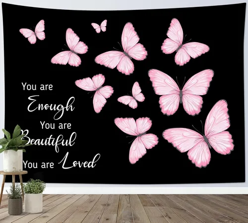 Miniatura 16 de LB Tapiz de león con animales salvajes, león africano, blanco y negro, gris, para colgar en la pared, dormitorio, sala de estar, dormitorio, arte