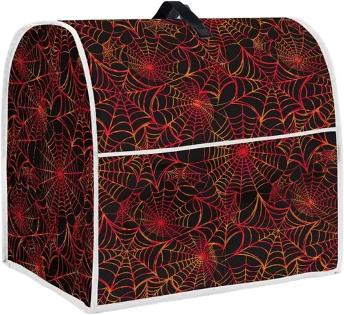 Miniatura 18 de Dreaweet Fall Pumpkin Print Kitchen Mixer Covers for Stand Mixer 4.5-5 qt, Kitchen Aid Accessories and Attachments, Washable