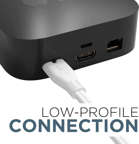 Miniatura 7 de THE CIMPLE CO Cable de alimentación blanco Figure-8 de 3 pies – Cable de alimentación no polarizado para satélite, CATV, sistemas de juego – NEMA