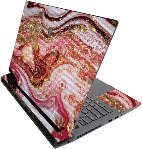 Miniatura 633 de MightySkins - Skin brillante con purpurina para Alienware M17 R3 (2020) y M17 R4 (2021) - Diversión de los años 90 Acabado duradero con purpurina