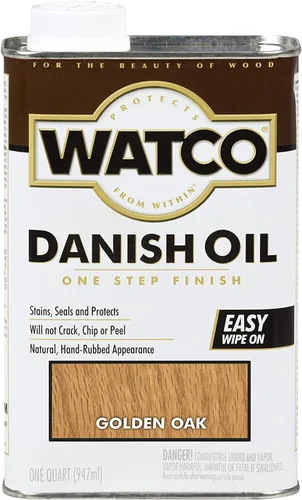 Miniatura 11 de Watco 65151H Aceite Danés de Acabado para Madera, Pinta, Nogal Oscuro Dorado (Golden Oak)
