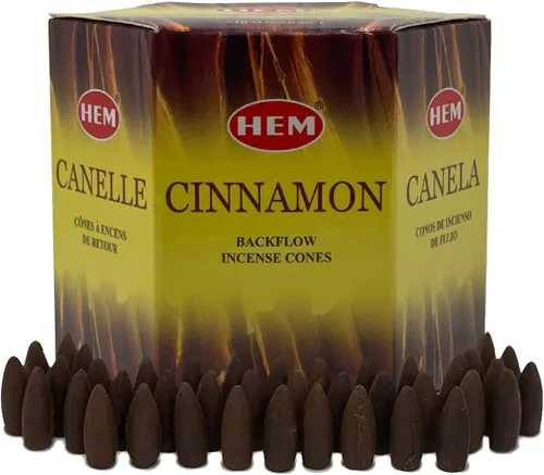 Miniatura 3 de Conos de incienso de reflujo de canela para cascada fuente de humo aromático Haze Falls