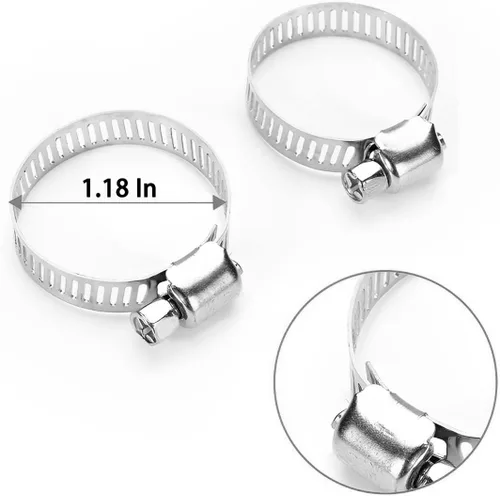 Miniatura 4 de Tubo de escape interior, tubo de escape de 2.5cm/1 pulgada de diámetro interior, calentador de aire flexible para estacionamiento de automóviles