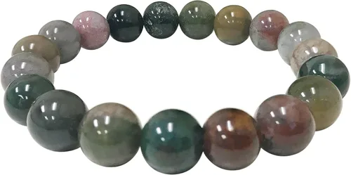 Miniatura 415 de Gem Avenue Handmade Round Bead Stretch Bracelet Unisex Natural Stone Beaded Jewelry for Men & Women, Elastic Wristband for Daily Wear