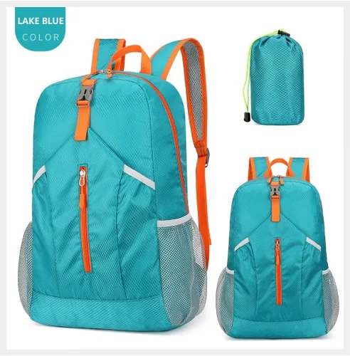 Miniatura 2 de levayhill Mochila de senderismo plegable de 25 L, ligera, plegable, básica, plegable, resistente al agua, para viajes, hombres y mujeres, camping