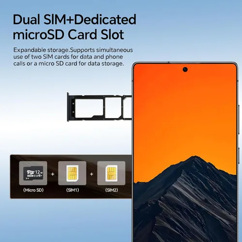 Miniatura 7 de I25 Ultra 12GB + 512GB Unlocked Cell Phone, 5G Smartphone Android 15 Snapdragon 8 Gen 3 Octa-Core UnlockPhone, 8000mAh Battery, 6.9" FHD+ 120Hz