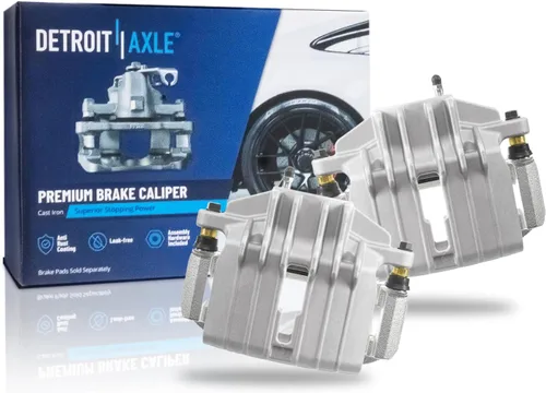 Miniatura 58 de Detroit Axle - 4 pinzas de freno para Honda Element 2003-2011 Pinzas de freno de disco con soportes 2004 2005 2006 2007 2008 2009 2010 reemplazo