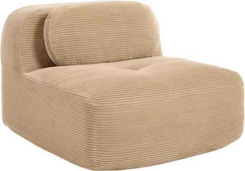 Miniatura 65 de Sofá modular sin hueso de 117 pulgadas, sofá modular en forma de L para sala de estar, sofá comprimido con asiento profundo, sofá nube de pana