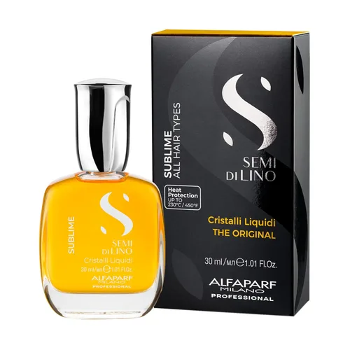 Miniatura 2 de ALFAPARF MILANO Semi di Lino Cristalli Liquidi Hair Oil with Heat Protection - Superior Smoothing and Finishing Hair Serum - Anti Frizz - Brilliant