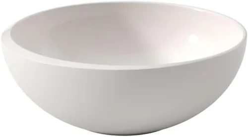 Villeroy & Boch NewMoon Modern Bowl para cereales, sopas, ensaladas o postres hecho de porcelana de primera calidad, apto para lavavajillas, blanco,