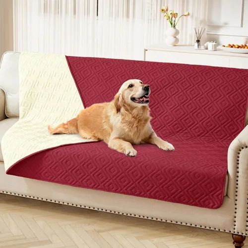 Miniatura 39 de hyha Manta impermeable para perro, manta suave para cama de perro, manta para mascotas, funda de sofá impermeable lavable para perros, fundas Gris