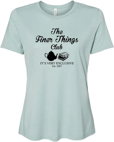 Miniatura 23 de Cute Women's Screen Printed Crew Neck Tee, Shirts With Sayings, Dusty Blue or Olive