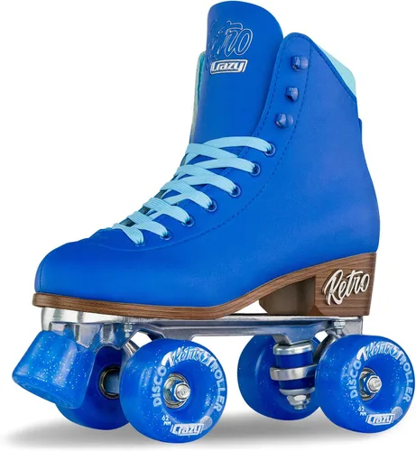 Miniatura 8 de Crazy Skates Retro Roller Skates Adjustable or Fixed Sizes Classic Quad Skates for Men, Women and Girls Rosa (ajustable)