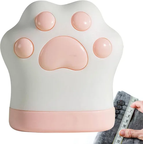 Miniatura 9 de Cinta métrica de pata de gato, cinta métrica de tela, cinta métrica retráctil, cinta suave de doble escala de 59.1 in, cinta métrica redonda